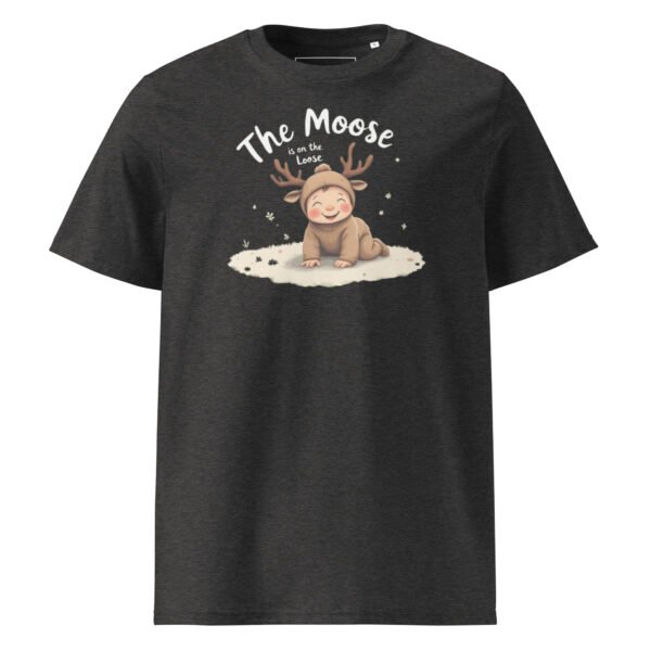 The Moose Is On The Loose Unisex organic cotton t-shirt - Image 9