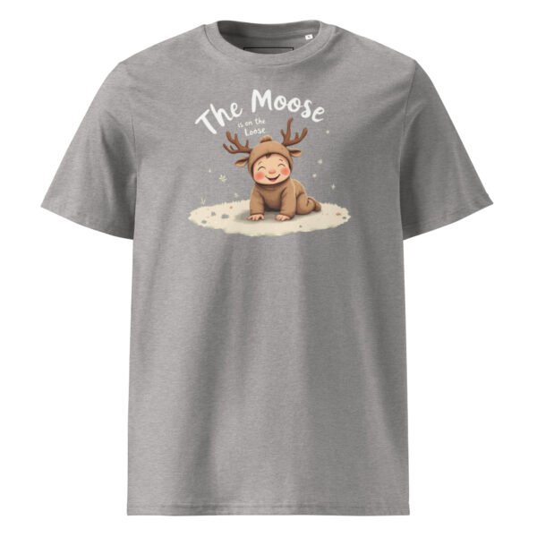 The Moose Is On The Loose Unisex organic cotton t-shirt - Image 21